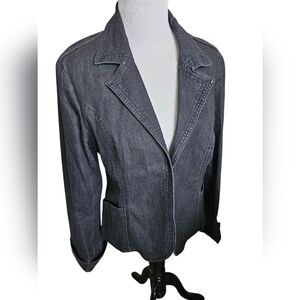 Nicole Miller Women's Classic Denim Jacket Size L